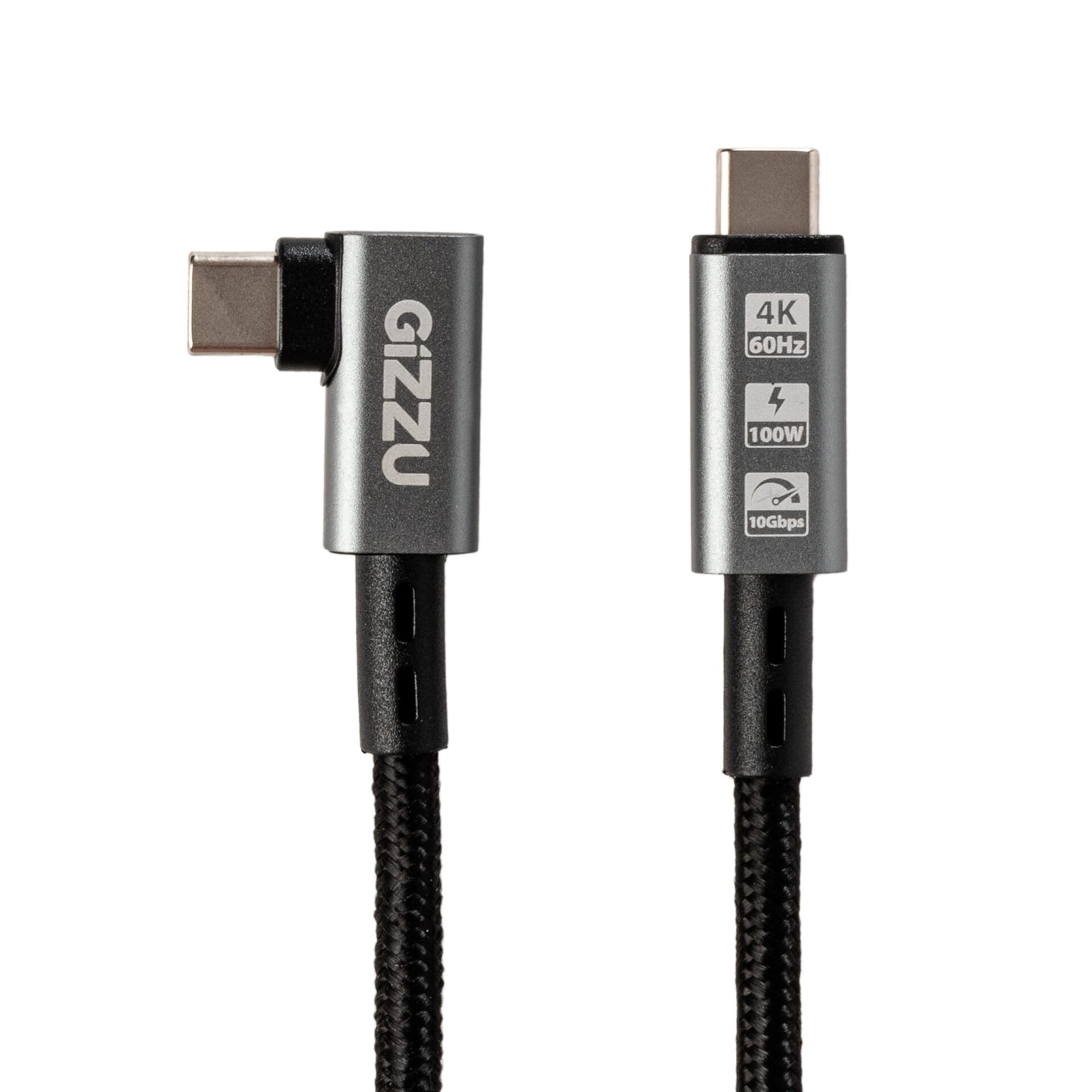 Gizzu 100W 10Gbps Type-C Angled 1m Cable - alternate product view 2