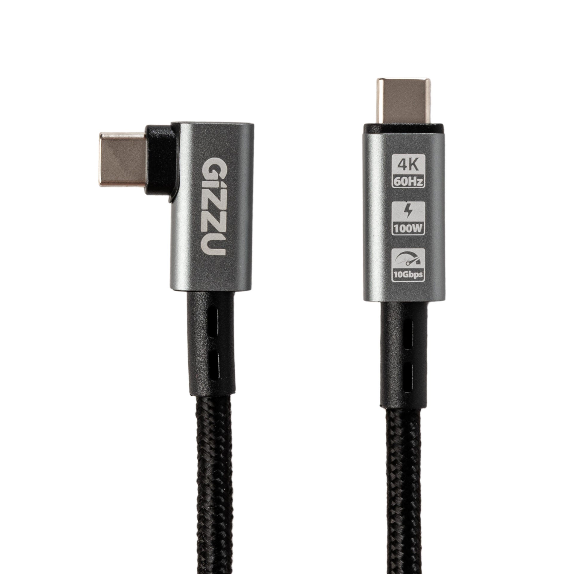 Gizzu 100W 10Gbps Type-C Angled 1m Cable - alternate product view 2