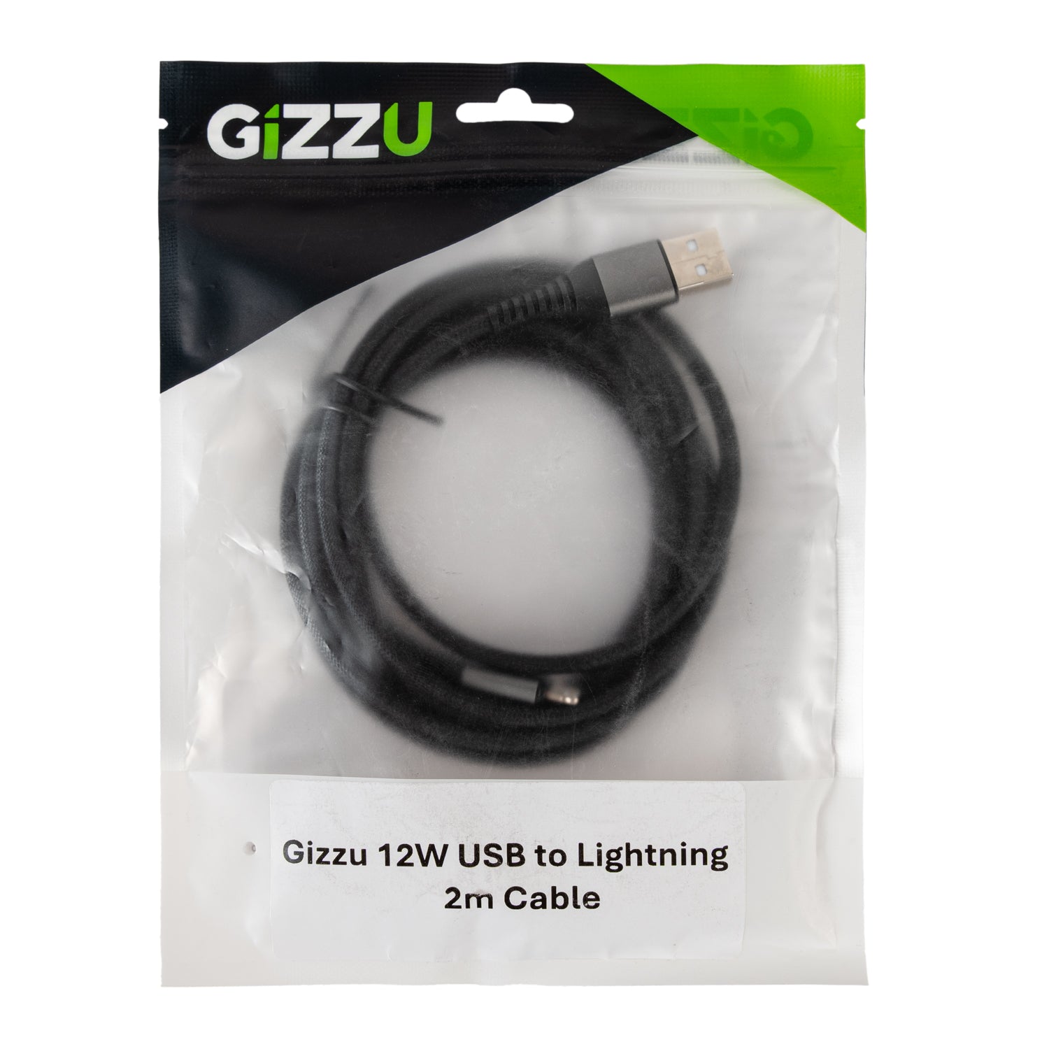 Gizzu 12W USB to Lightning 2m Cable - alternate product view 4
