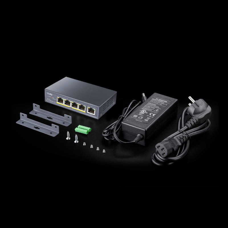 Cudy 5-Port Gigabit PoE+ Unmanaged Switch - alternate product view 5