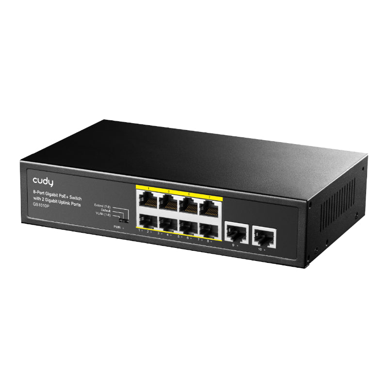 Cudy 8-Port Gigabit PoE+ Unmanaged Switch - alternate product view 2