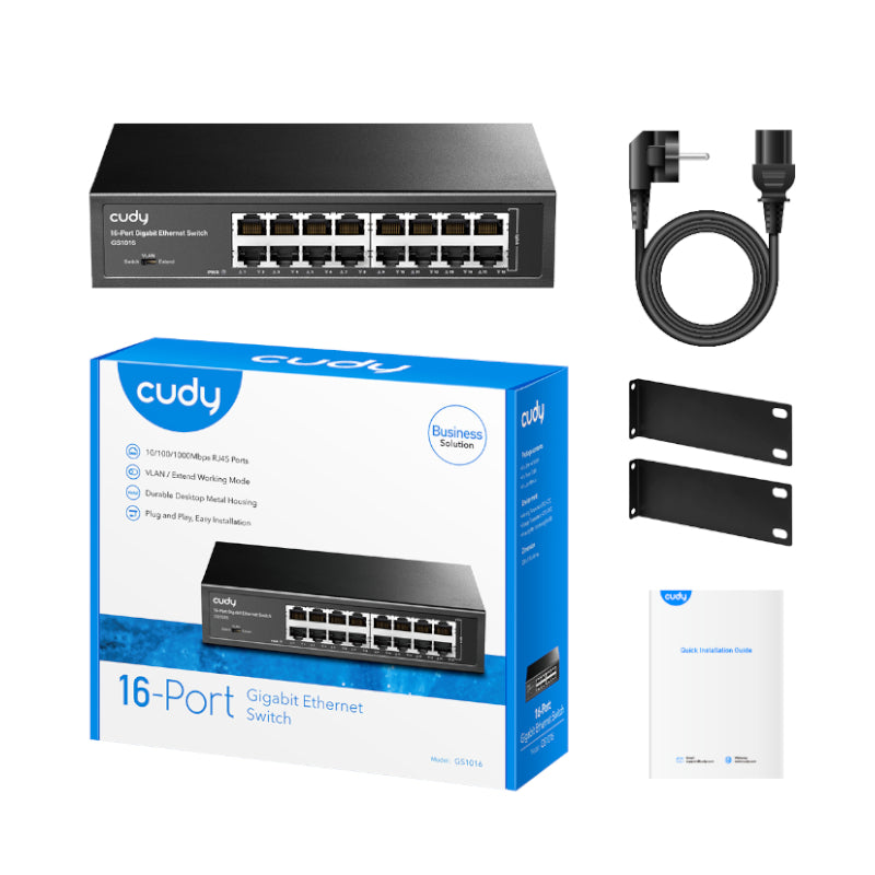Cudy 16 Port Gigabit Metal Switch - alternate product view 4