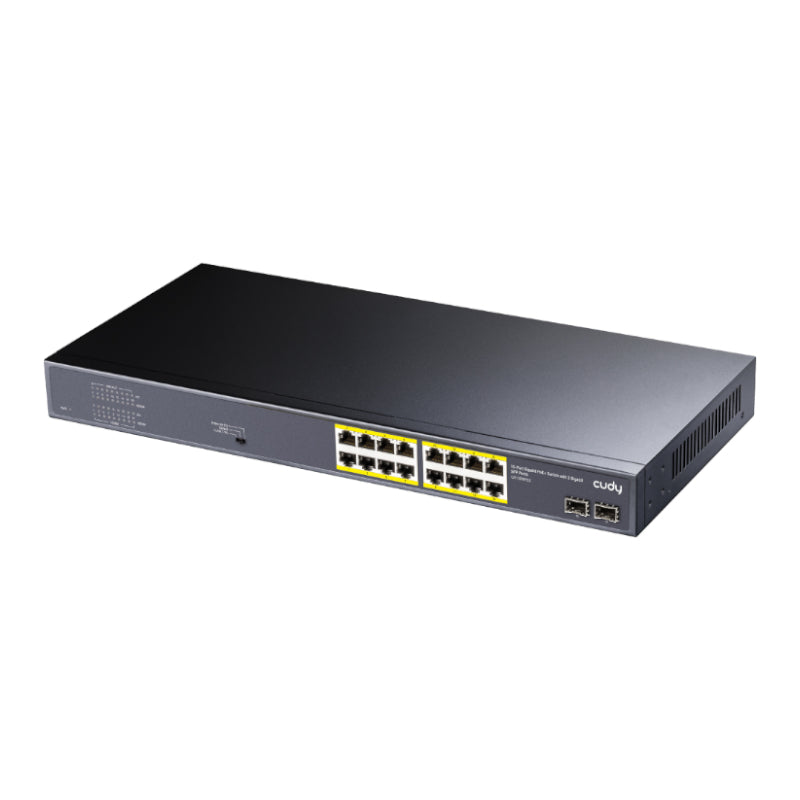 Cudy 16-Port PoE+ Unmanaged Switch - alternate product view 2