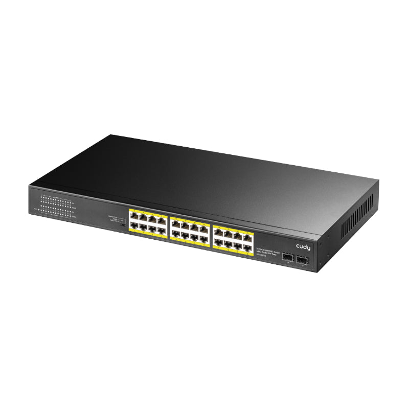 Cudy 24-Port Gigabit PoE+ Unmanaged Switch - alternate product view 2
