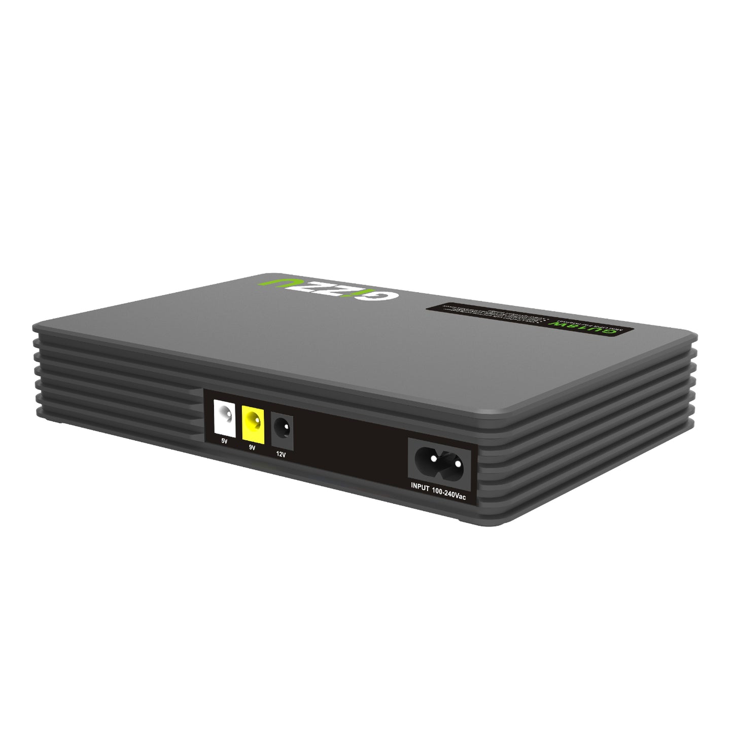 Gizzu SURF Simple 18W 55Wh LiFePO4 MINI DC UPS - Black - alternate product view 2