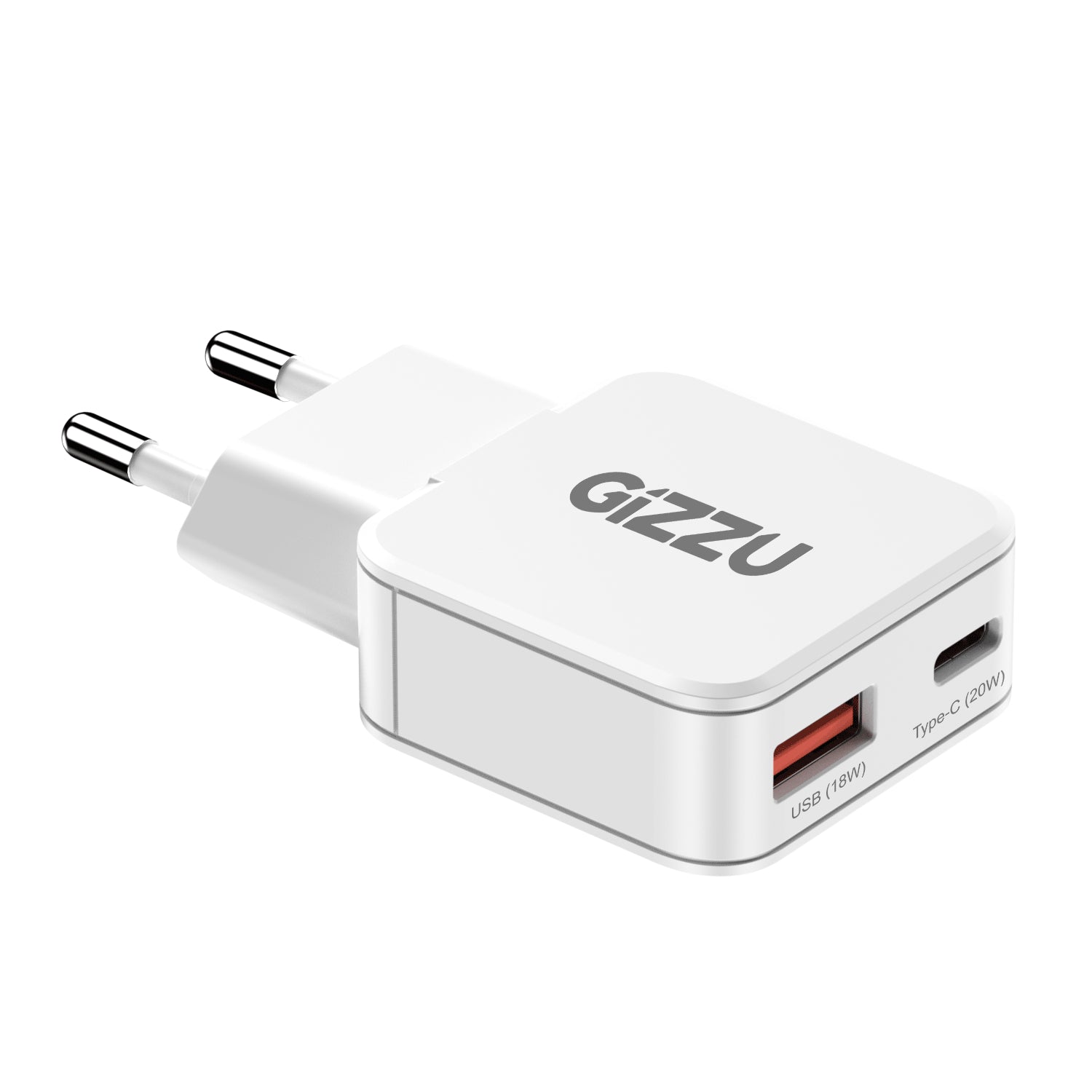 Gizzu 2-Port 20W GaN Wall Charger - alternate product view 3