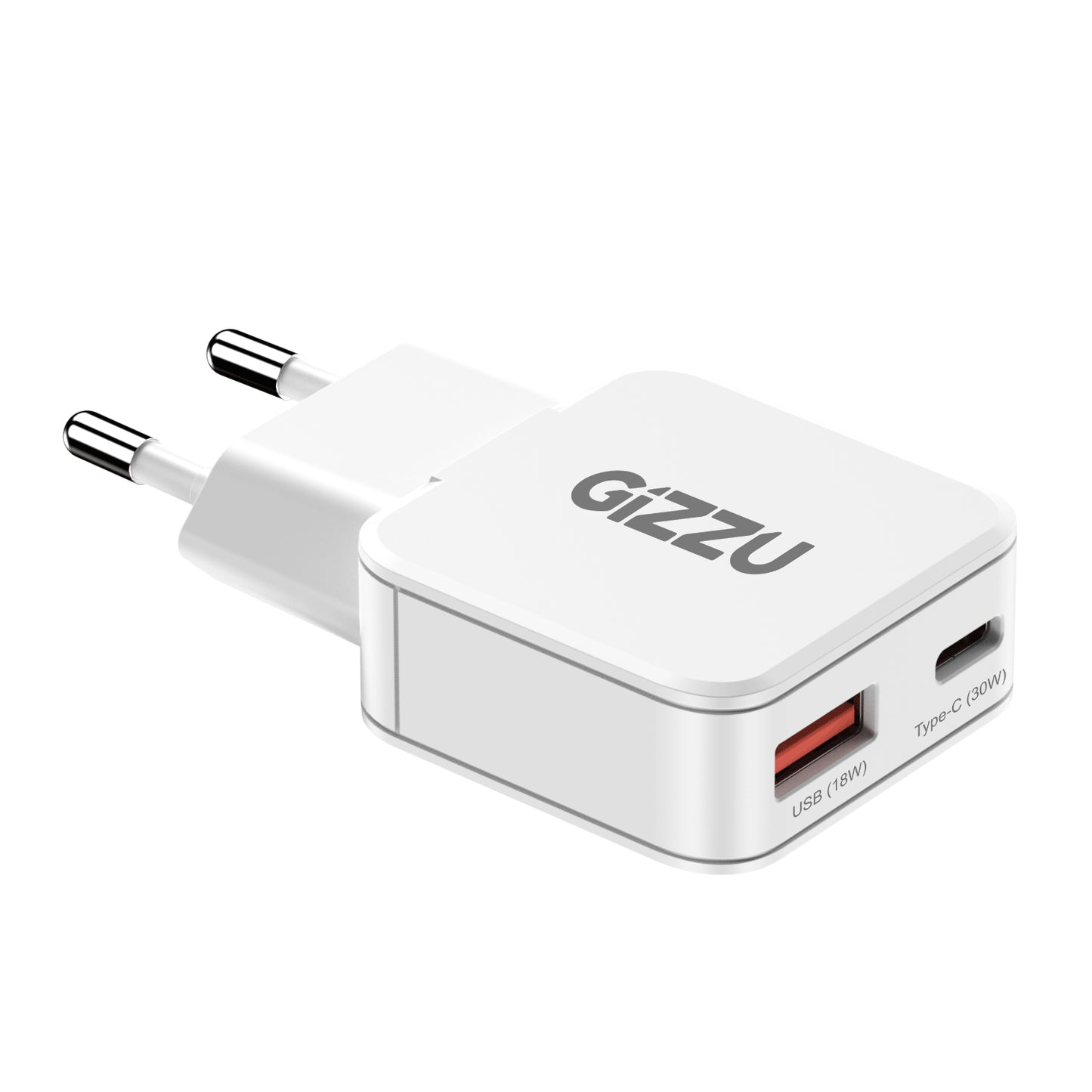 Gizzu 2-Port 30W GaN Wall Charger - alternate product view 3