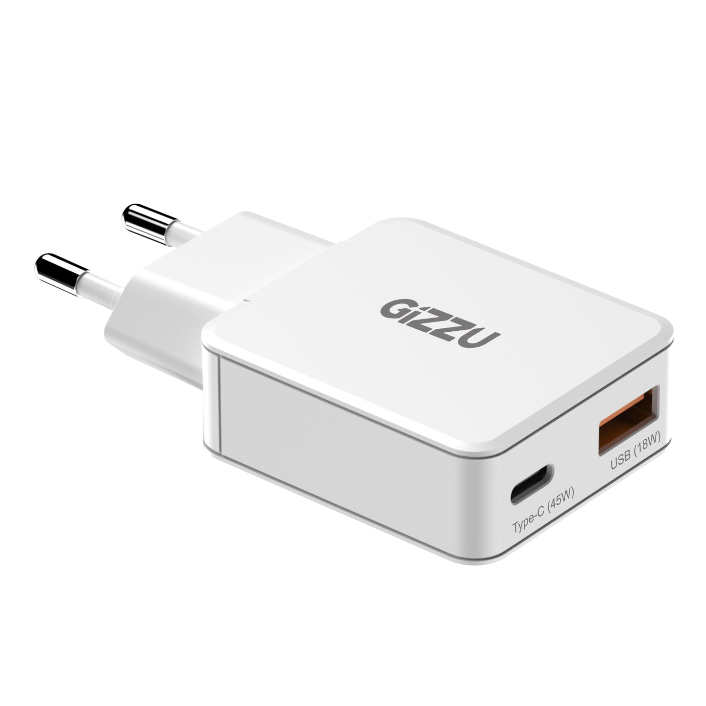 Gizzu 2-Port 45W GaN Wall Charger - alternate product view 3