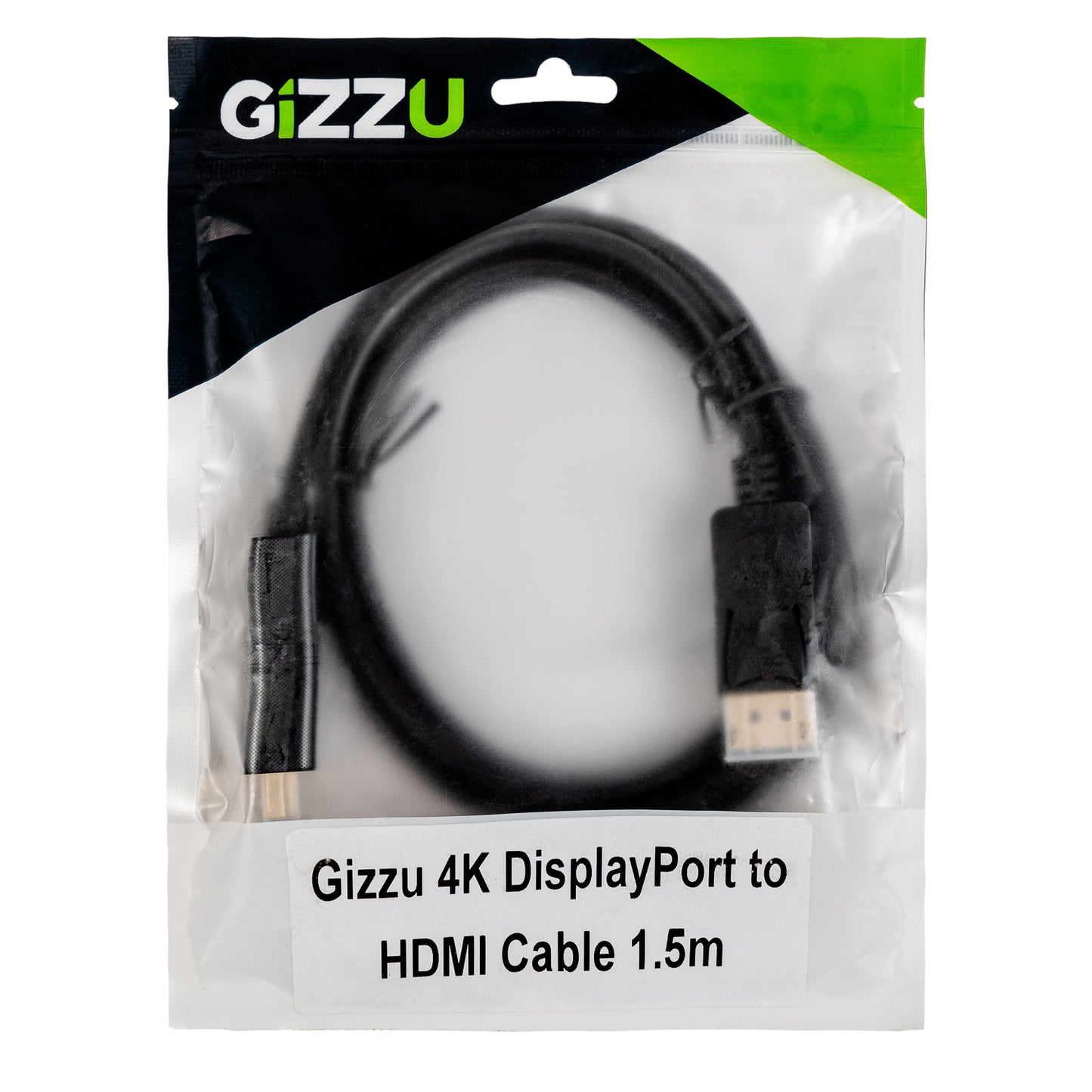 Gizzu 4K60Hz DisplayPort to HDMI Cable 1.5m - alternate product view 4