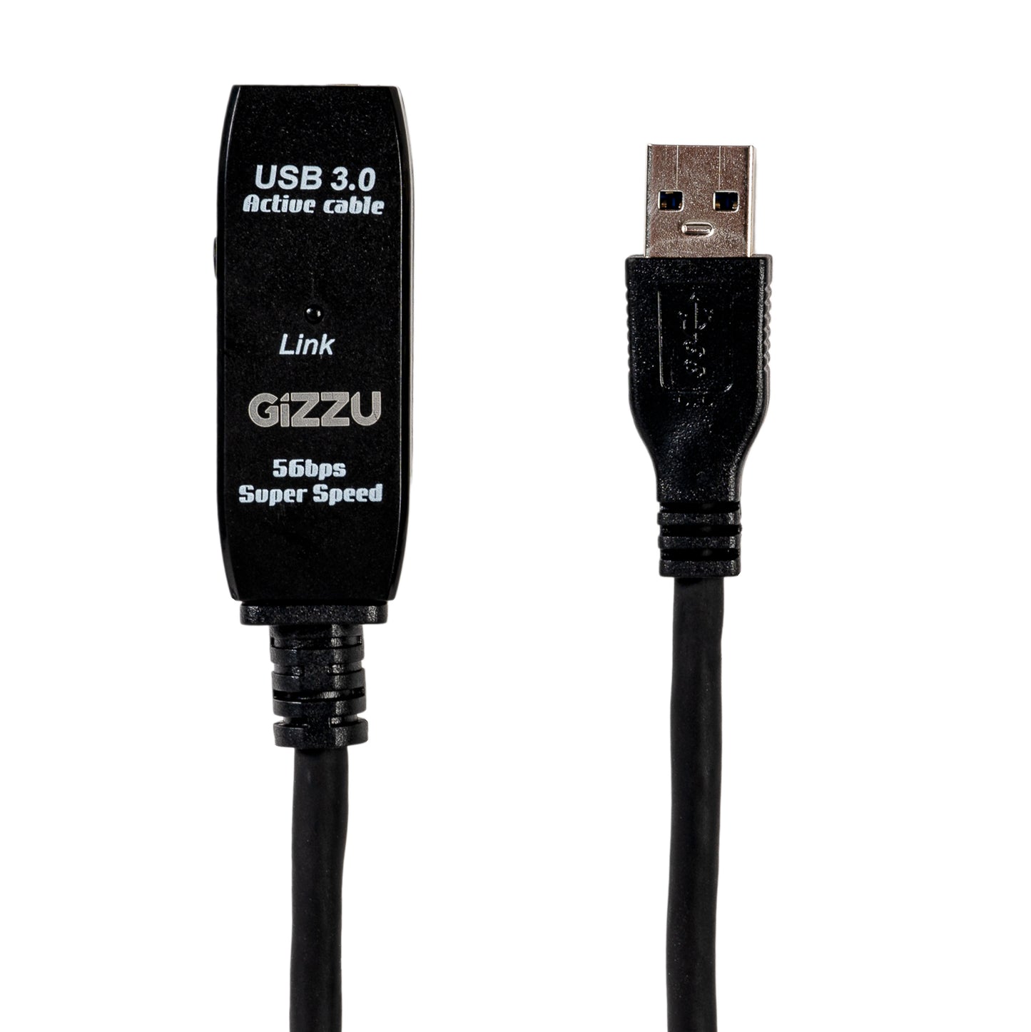 Gizzu USB 3.0 Active Extension Cable 5m - Black - alternate product view 2