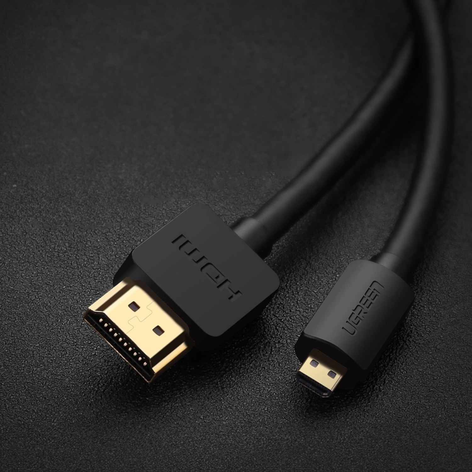 Ugreen HD127 Micro HDMI to HDMI 2.0 Cable 1.5M - Black - alternate product view 2