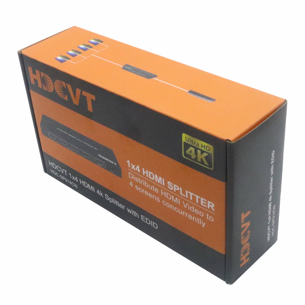 HDCVT 1x4 HDMI 1.4 Splitter 4K with EDID Management - alternate product view 7