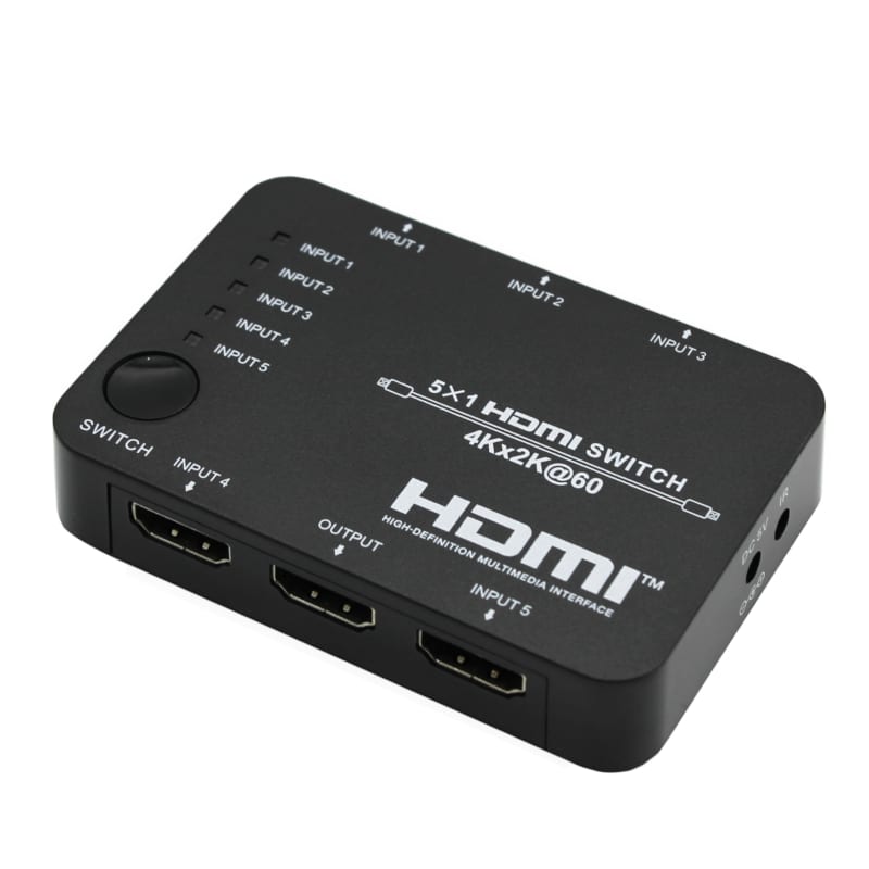 HDCVT SWITCH HDMI 2.0 5-1 - alternate product view 2