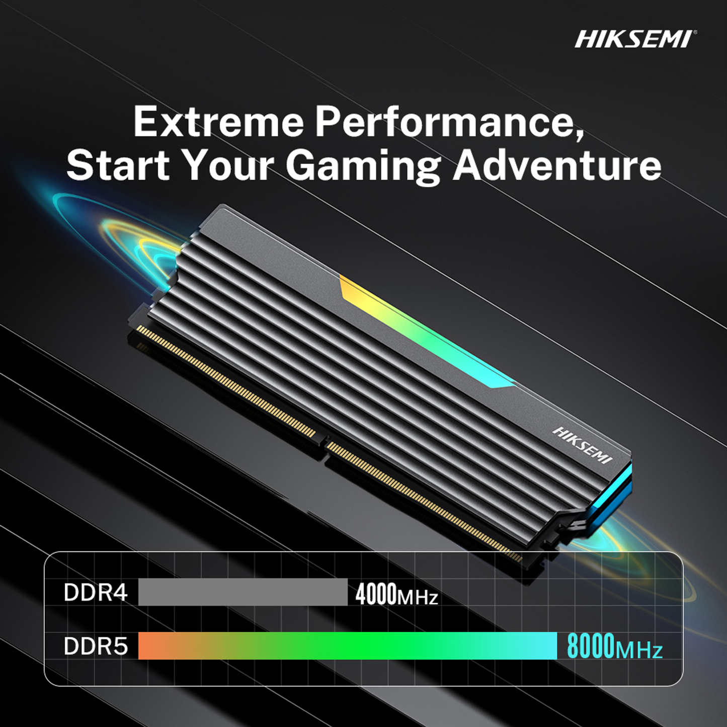HIKSEMI Future RGB 16GBKIT (2x8GB) 3600MHz DDR4 Desktop Gaming Memory Black - alternate product view 8