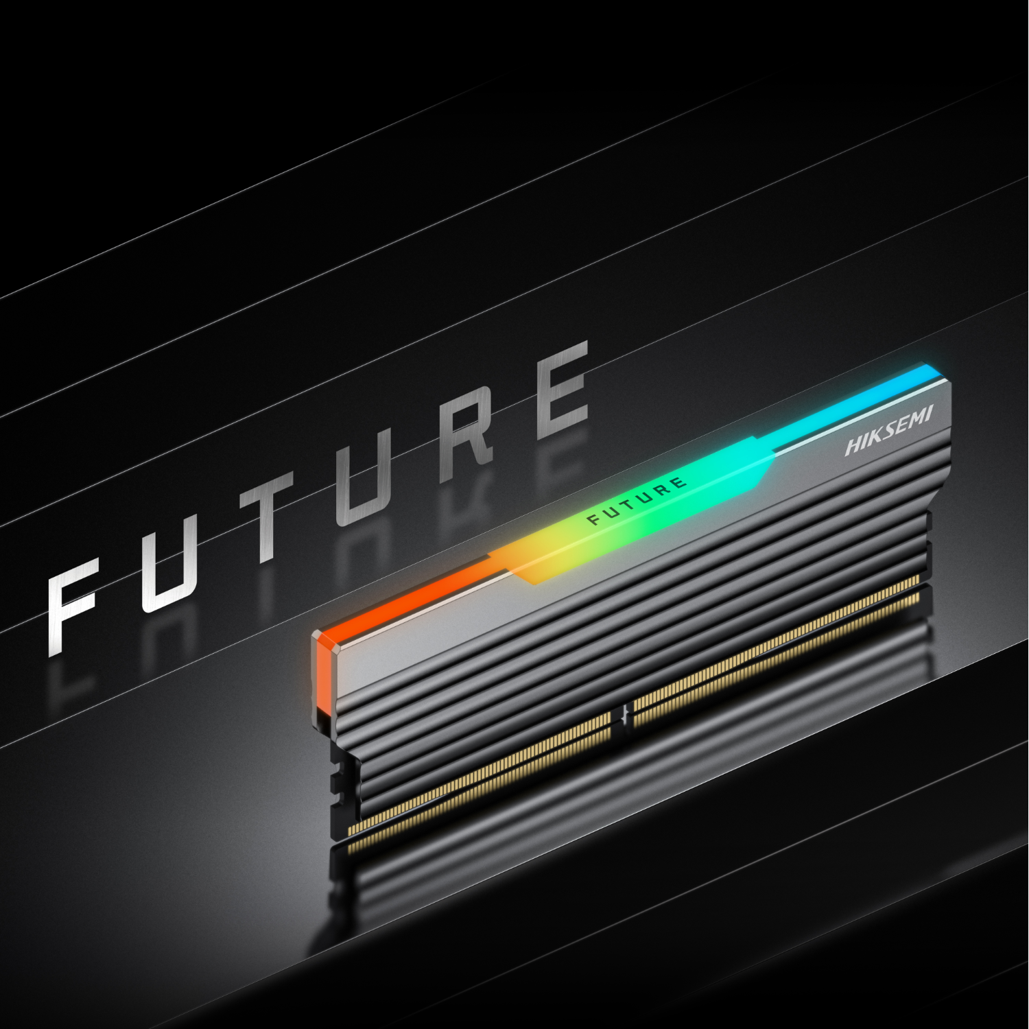 HIKSEMI Future RGB 16GBKIT (2x8GB) 3600MHz DDR4 Desktop Gaming Memory Black - alternate product view 9