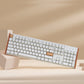 Keychron K10 HE Special Edition Full-size Hot-Swap Gateron Dbl-Rail Nebula Switch RGB Wireless Keyboard - White (Wood + Al)