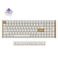 Keychron K4 HE 96% Magnetic Switch Hot-Swap RGB Wireless Keyboard – White (Wood + Aluminium)