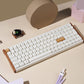 Keychron K4 HE 96% Magnetic Switch Hot-Swap RGB Wireless Keyboard – White (Wood + Aluminium) - alternate product view 4