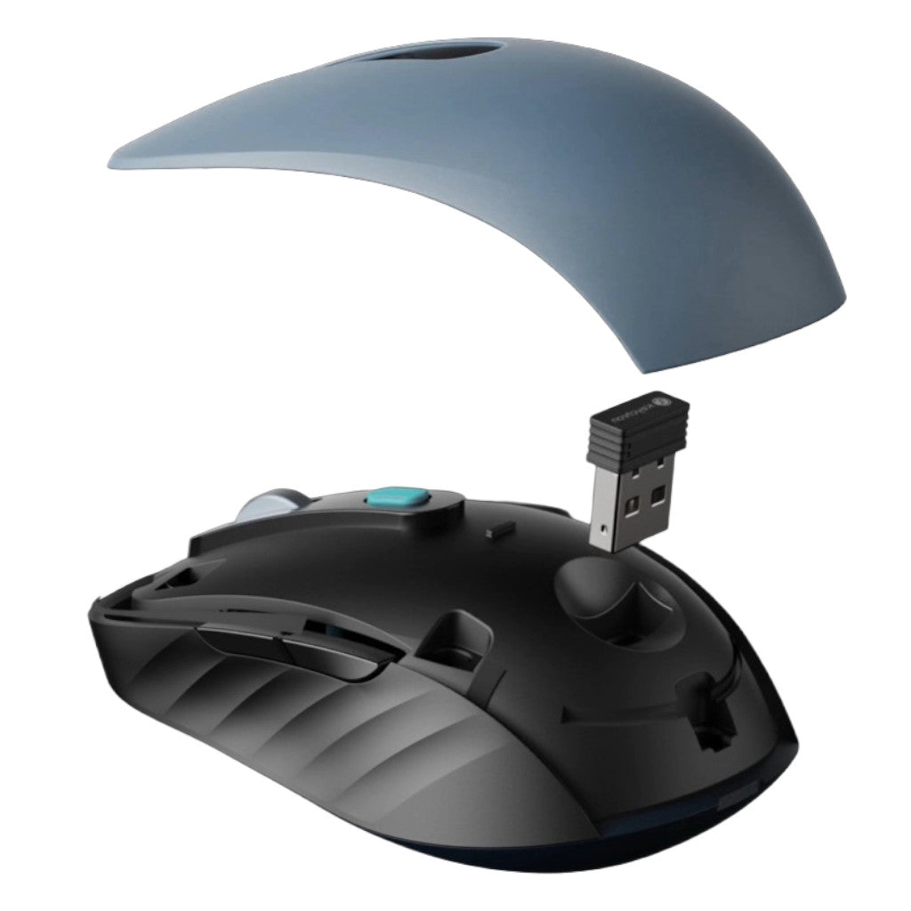 Keychron B33 80% TKL Wireless Keyboard and Mouse Combo – Black/Green - alternate product view 6