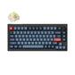 Keychron V1 Max QMK/VIA Wireless Custom Mechanical Keyboard - BANANA Switches – Black