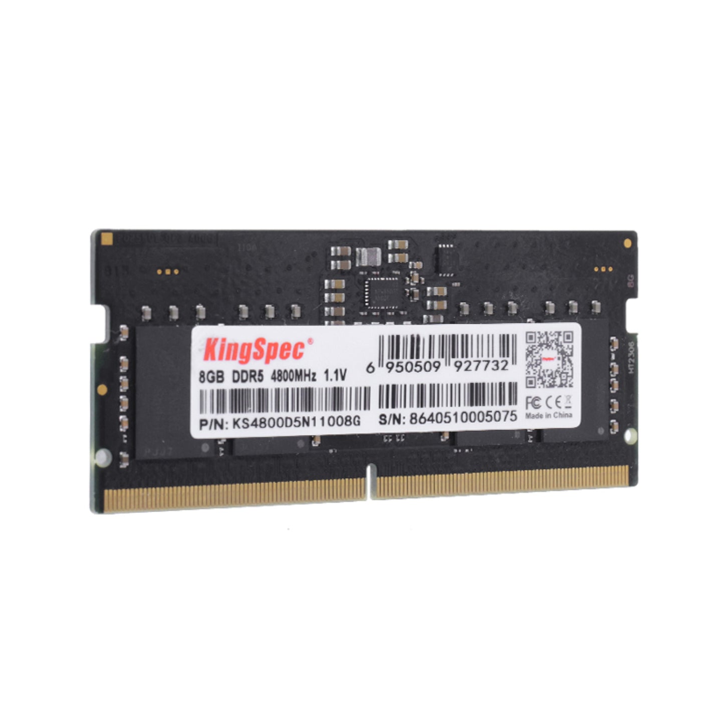 KingSpec 8GB 4800MHz DDR5 SODIMM Notebook Memory - alternate product view 2