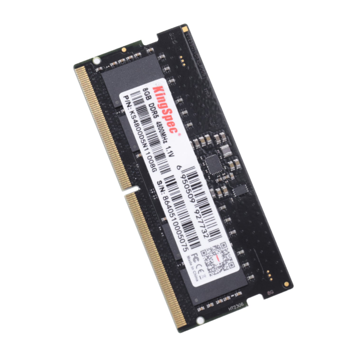 KingSpec 8GB 4800MHz DDR5 SODIMM Notebook Memory - alternate product view 4