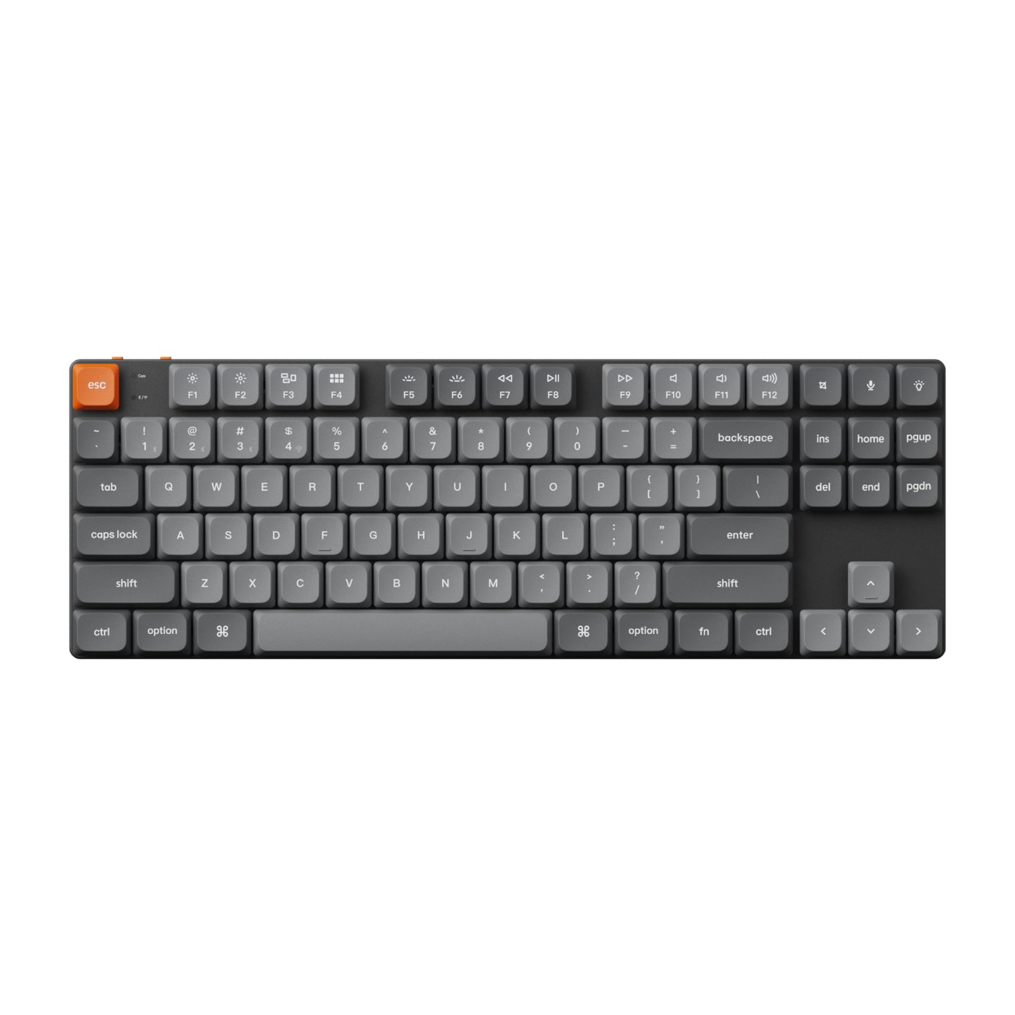 Keychron K1 Max QMK/VIA 80% Wireless Custom Mechanical Keyboard - RED Switches - alternate product view 2