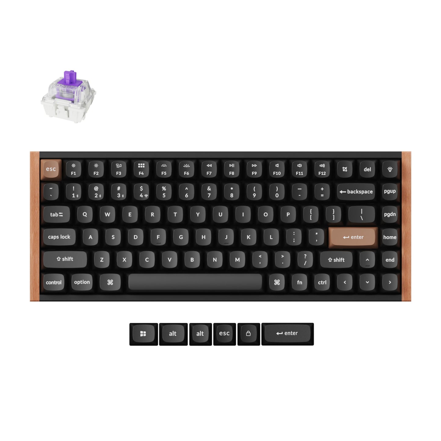 Keychron K2 HE Wireless Special Edition Magnetic Custom Keyboard - NEBULA Switch – Black