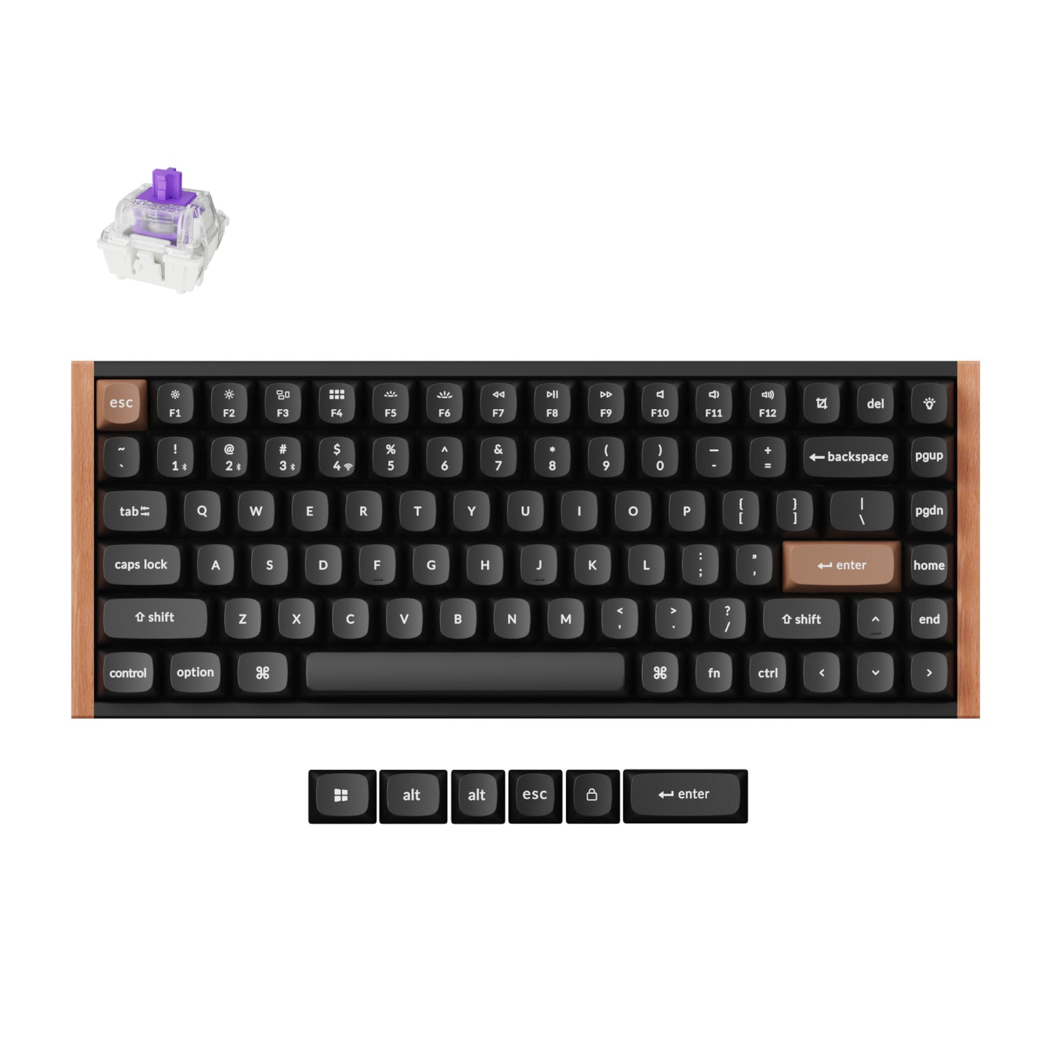 Keychron K2 HE Wireless Special Edition Magnetic Custom Keyboard - NEBULA Switch – Black