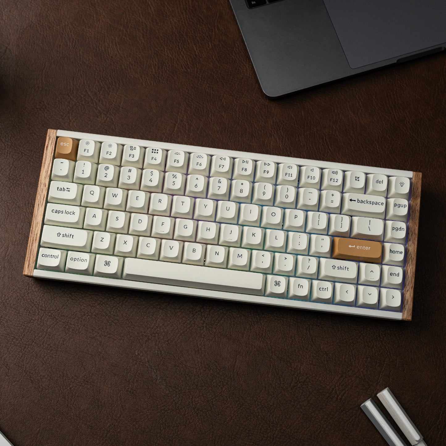 Keychron K2 HE Wireless Special Edition Magnetic Custom Keyboard - NEBULA Switch – White - alternate product view 3