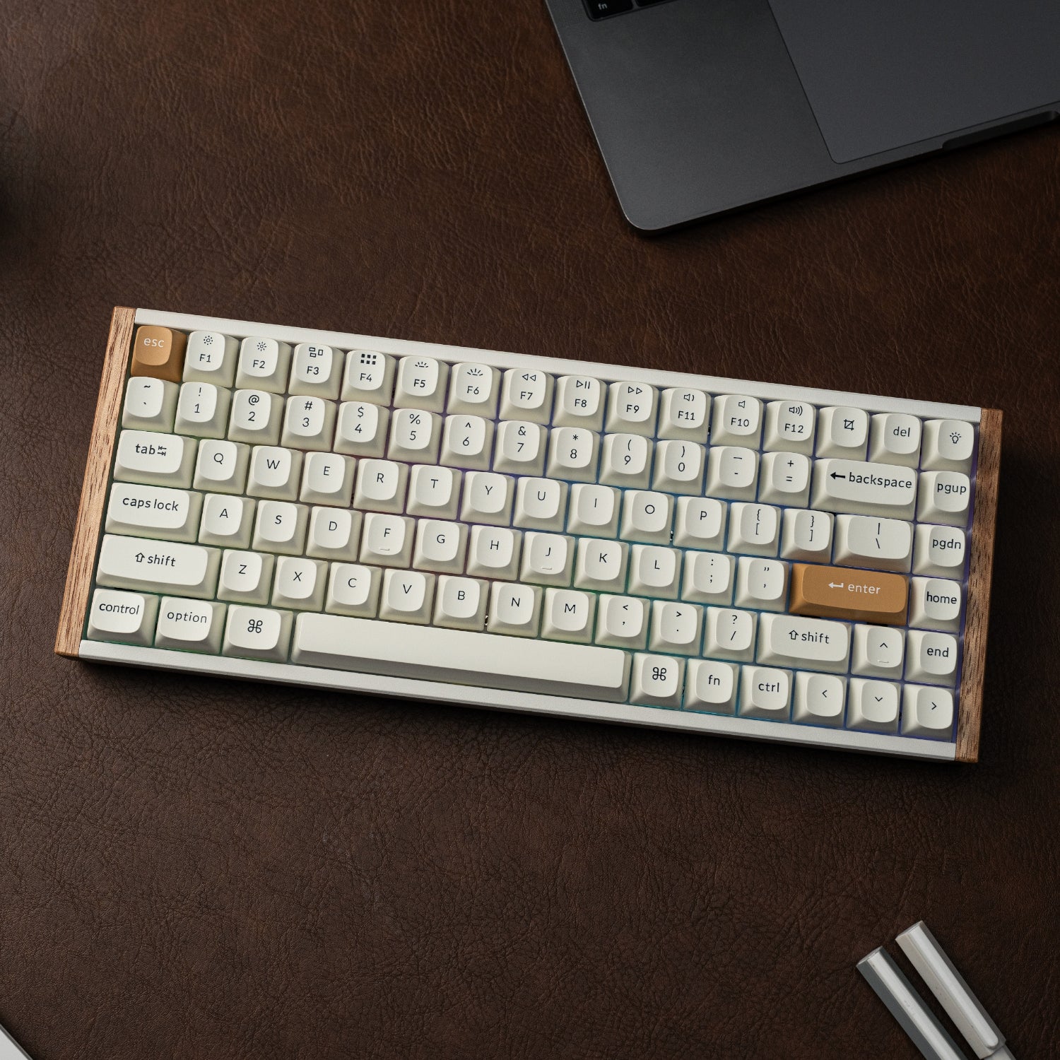 Keychron K2 HE Wireless Special Edition Magnetic Custom Keyboard - NEBULA Switch – White - alternate product view 3