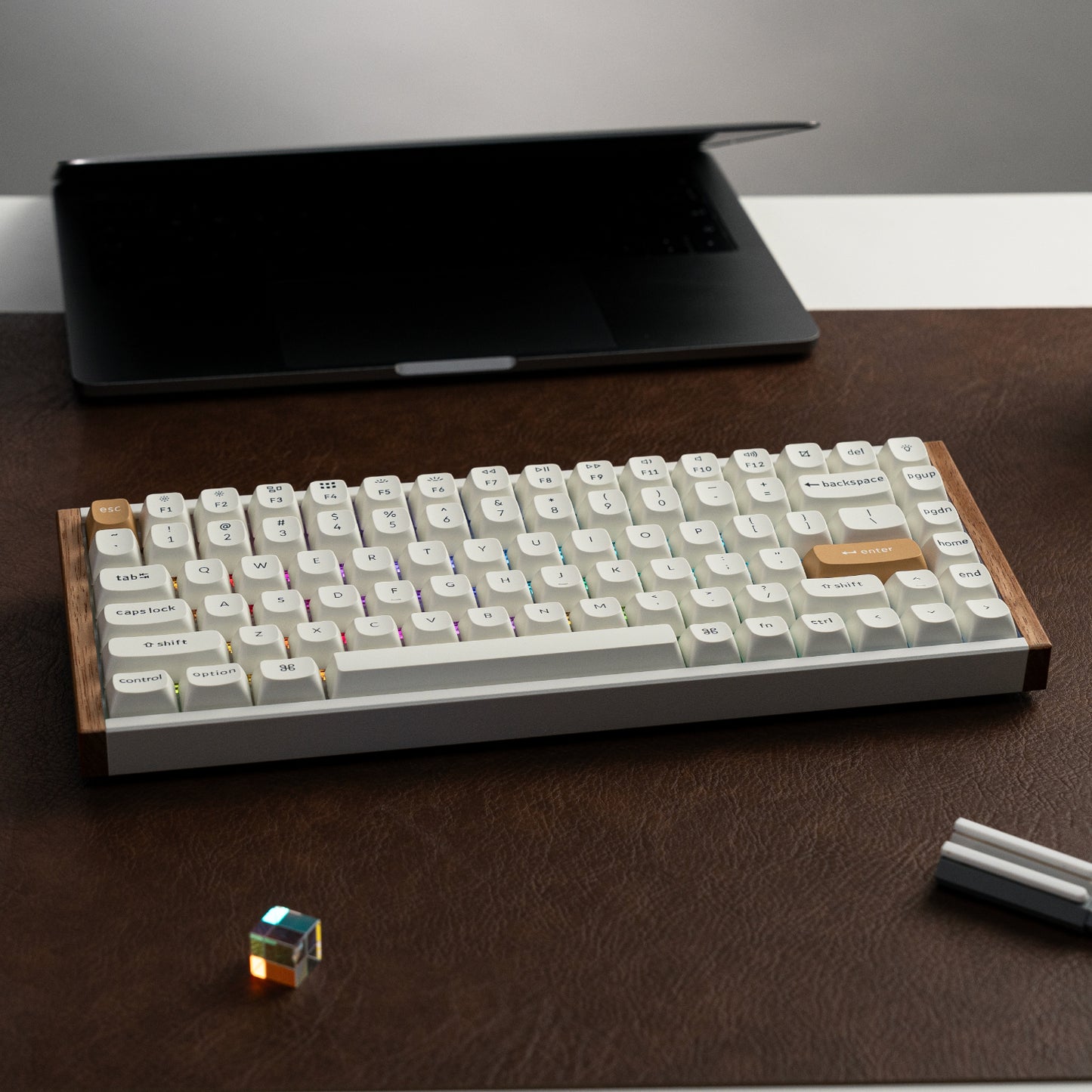 Keychron K2 HE Wireless Special Edition Magnetic Custom Keyboard - NEBULA Switch – White - alternate product view 4