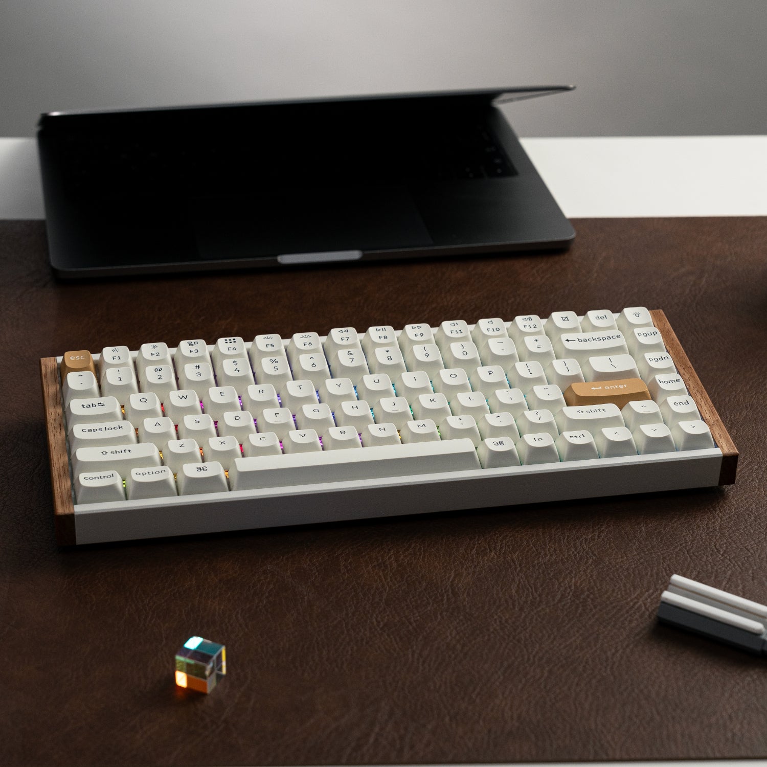 Keychron K2 HE Wireless Special Edition Magnetic Custom Keyboard - NEBULA Switch – White - alternate product view 4