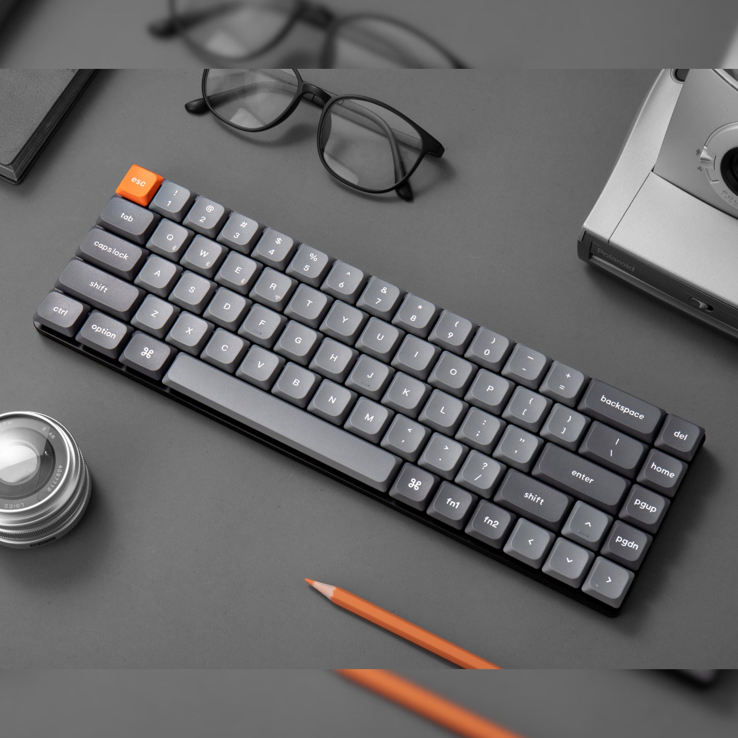 Keychron K7 Max QMK/VIA 65% Wireless Custom Mechanical Keyboard - RED Switches - alternate product view 5