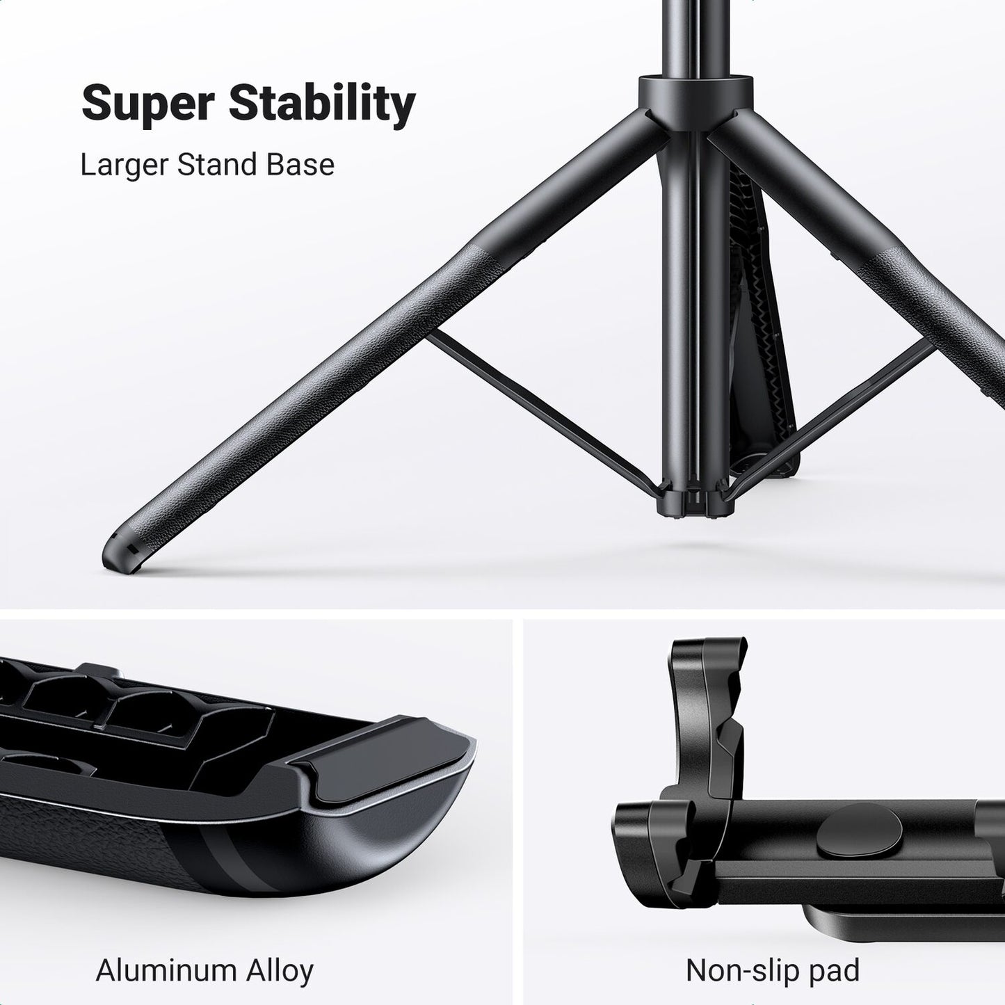 UGREEN Selfie Stick Tripod with Bluetooth Remote - alternate product view 4