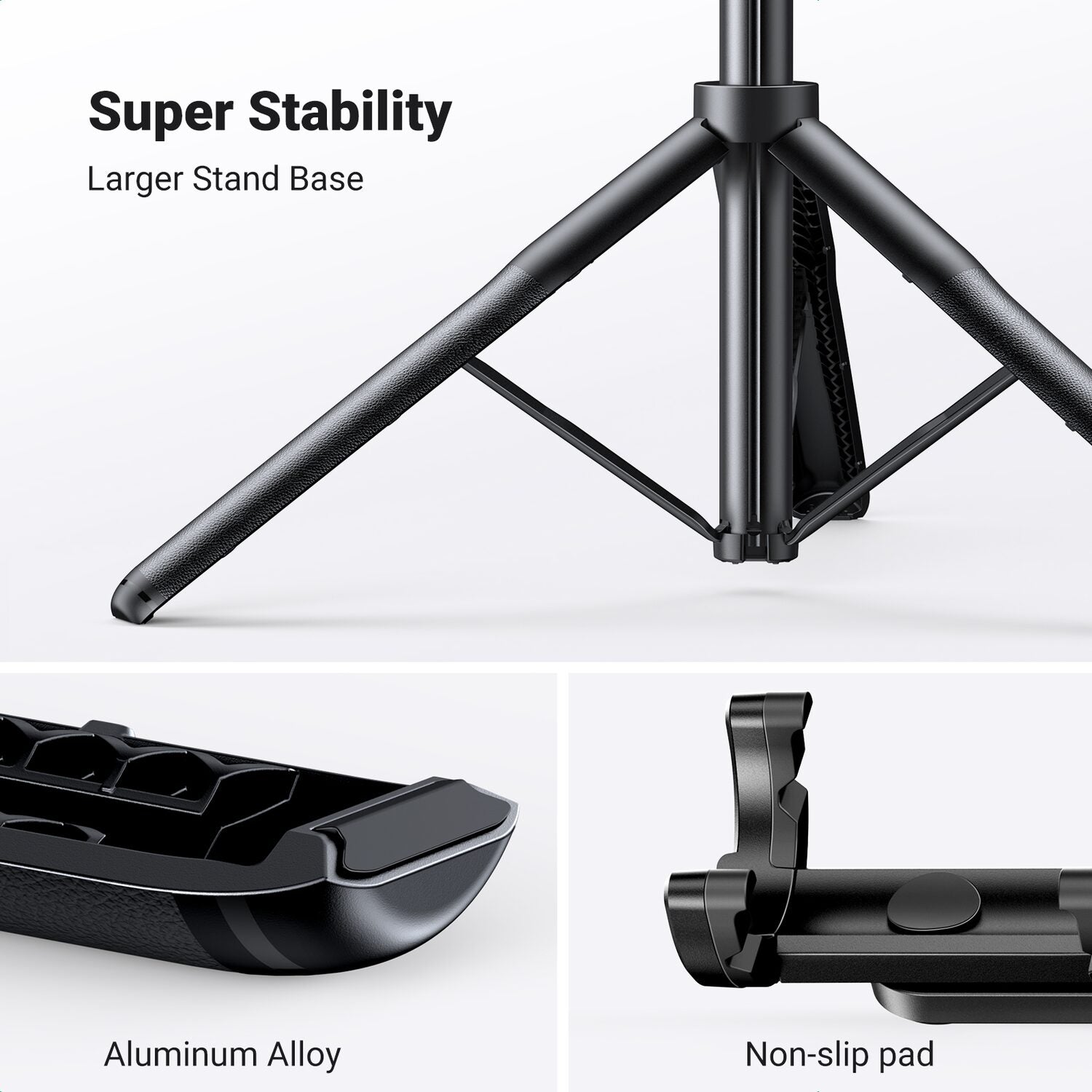 UGREEN Selfie Stick Tripod with Bluetooth Remote - alternate product view 4