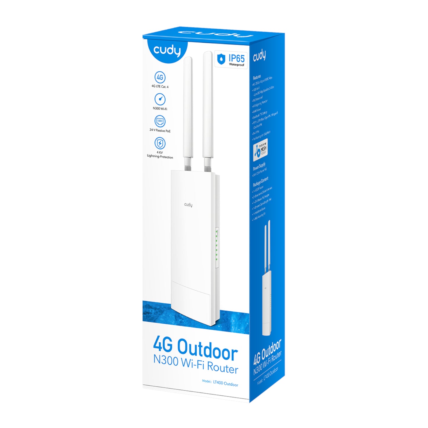 Cudy LT400 4G LTE N300 300Mbps Wi-Fi Outdoor Router - alternate product view 6