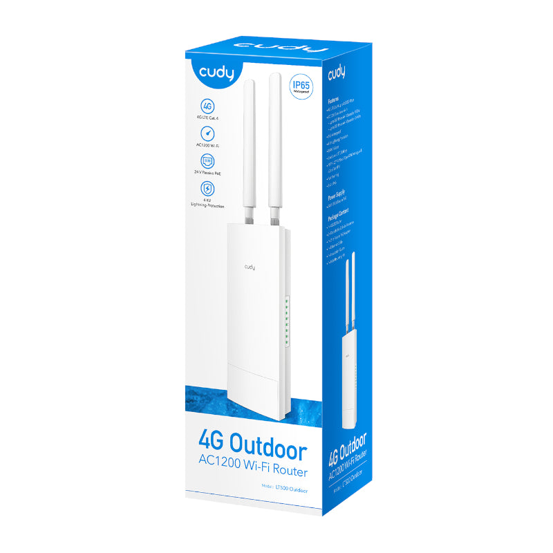 Cudy AC1200 WiFi 4G LTE Cat4 Outdoor Router - alternate product view 4