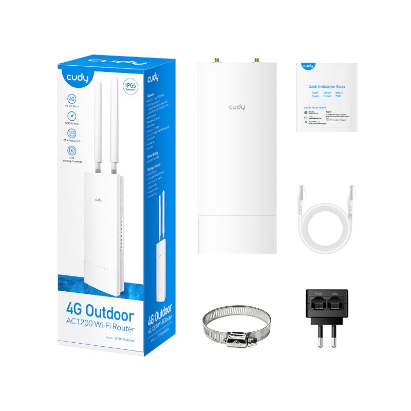 Cudy AC1200 WiFi 4G LTE Cat4 Outdoor Router - alternate product view 5