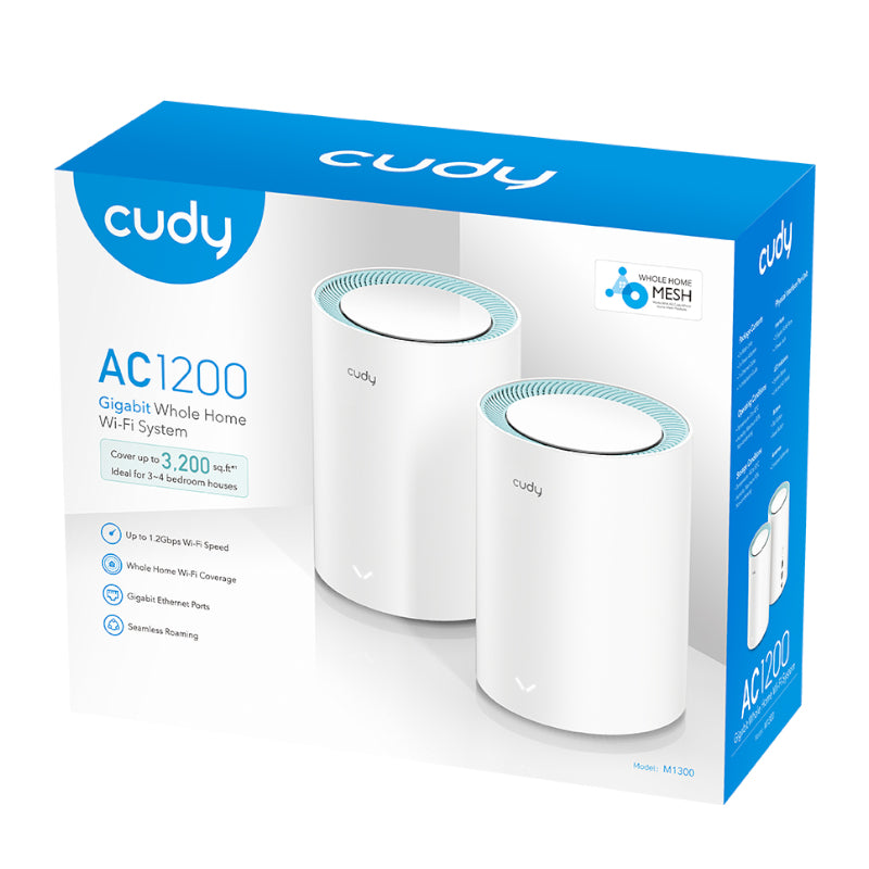 Cudy AC1200 Wi-Fi Mesh Kit 2 Pack With Gigabit - alternate product view 4