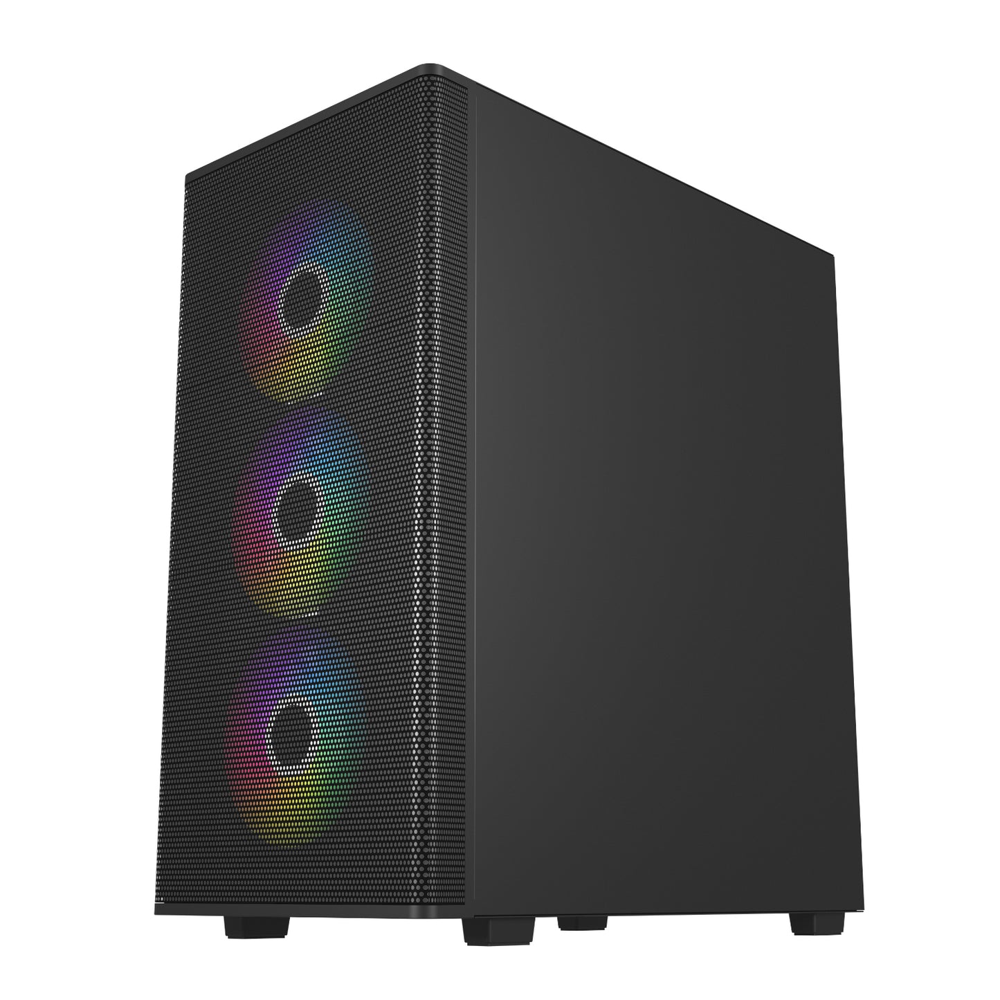 FSP M220 ATX Mid Tower Gaming Chassis - Black - alternate product view 3
