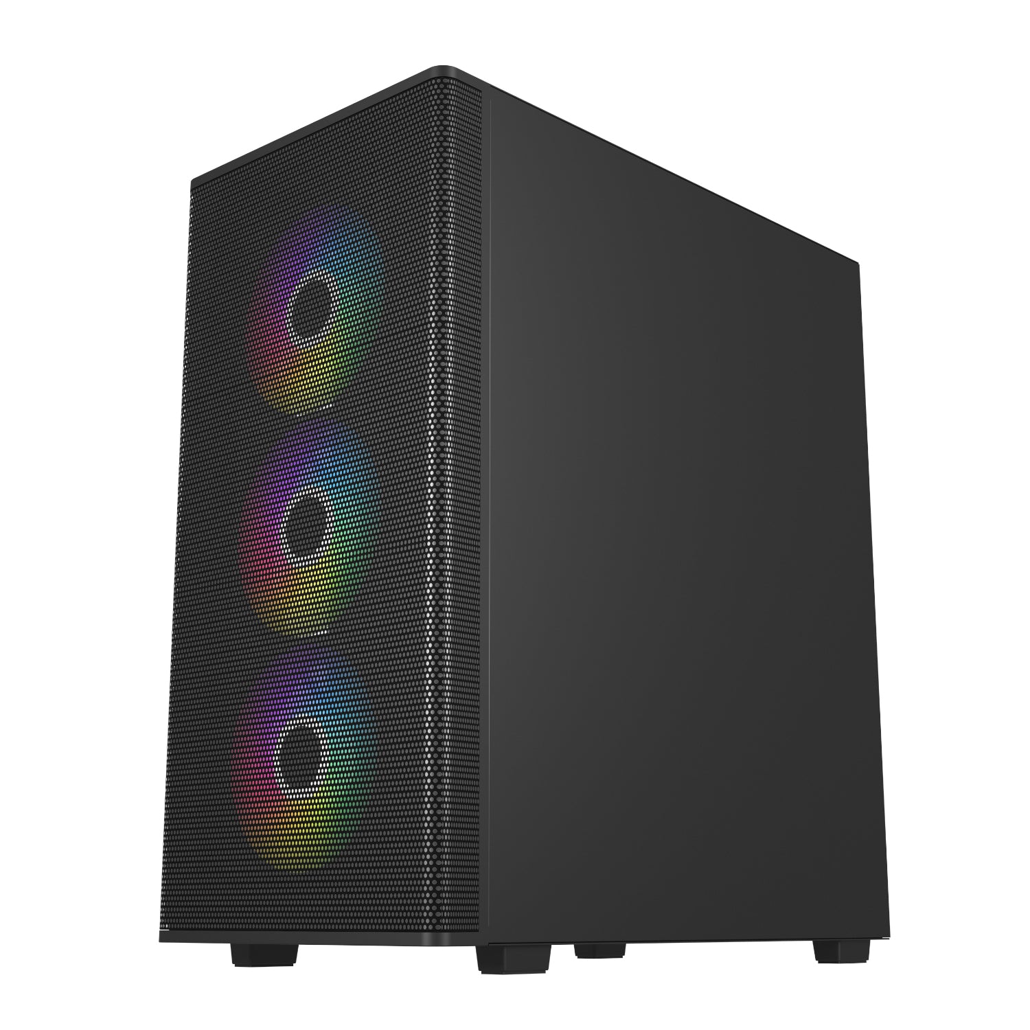 FSP M220 ATX Mid Tower Gaming Chassis - Black - alternate product view 3