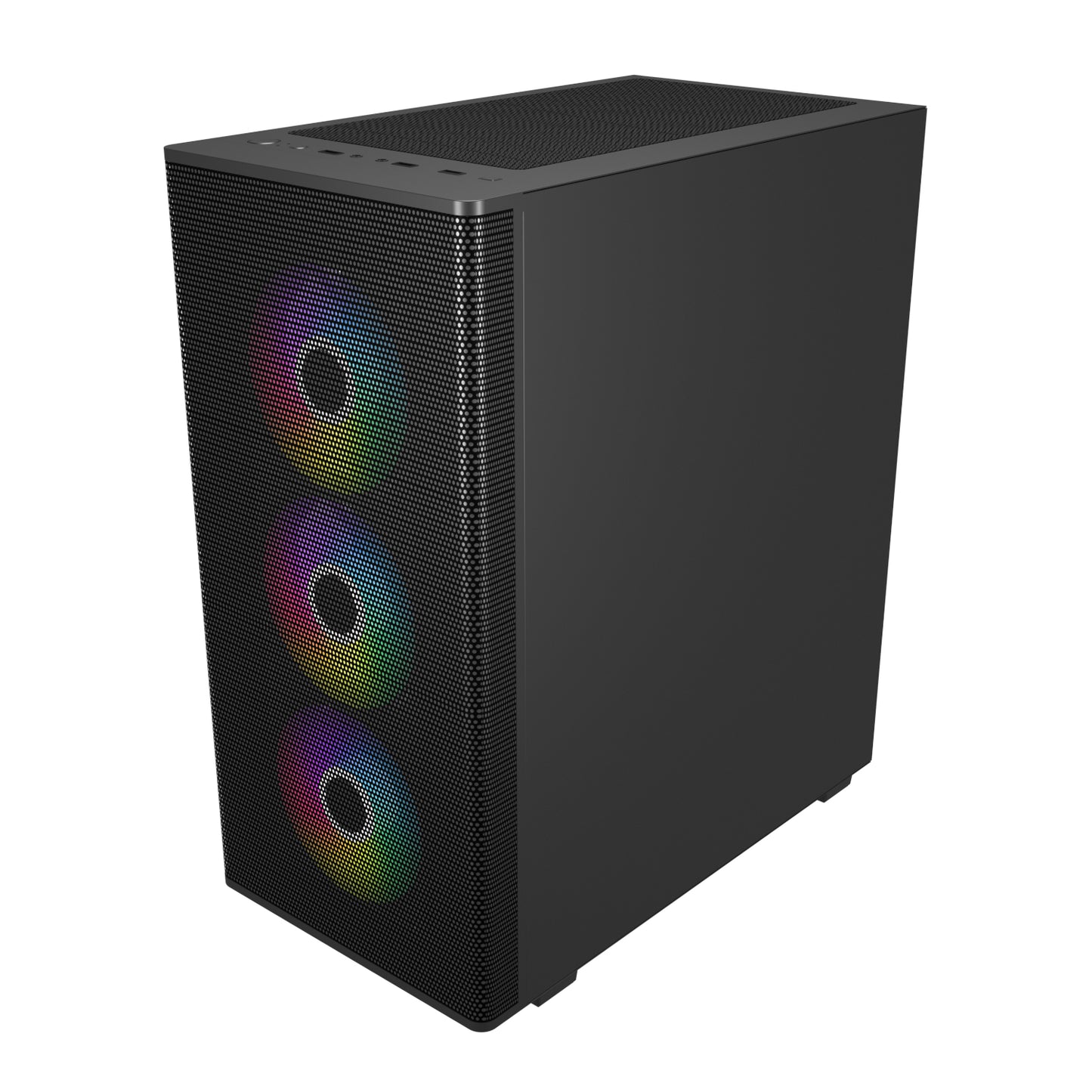 FSP M220 ATX Mid Tower Gaming Chassis - Black - alternate product view 5
