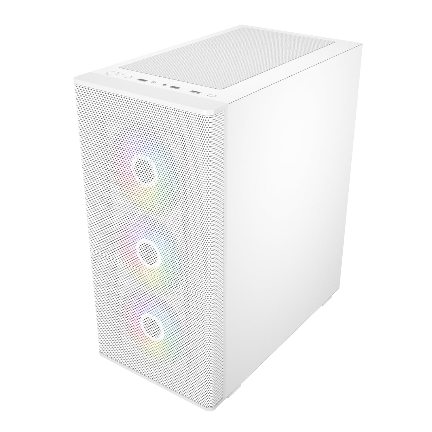 FSP M220 ATX Mid Tower Gaming Chassis - White - alternate product view 3