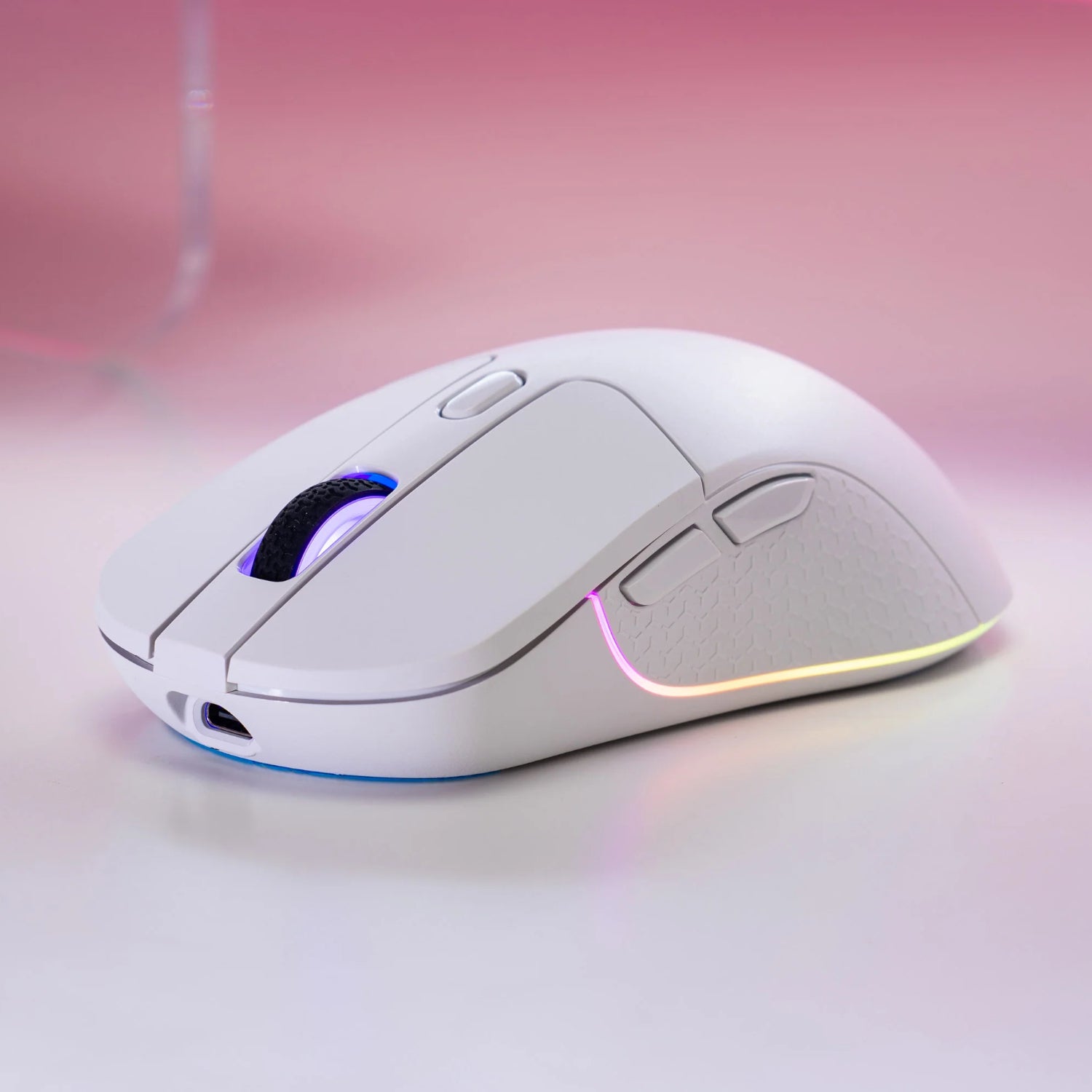 Keychron M3 RGB Wireless Optical Mouse - White - alternate product view 5