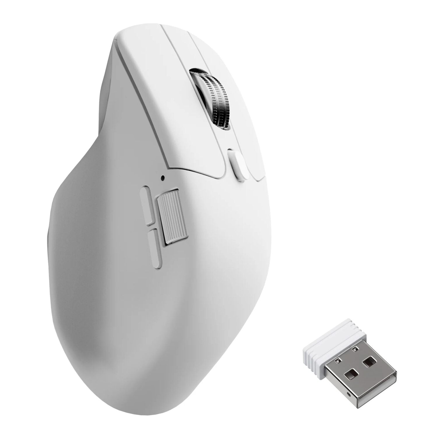 Keychron M6S-A24 PixArt 3950 8K 30000DPI Wireless Mouse (BT/2.4GHz/Wired) - White - alternate product view 2