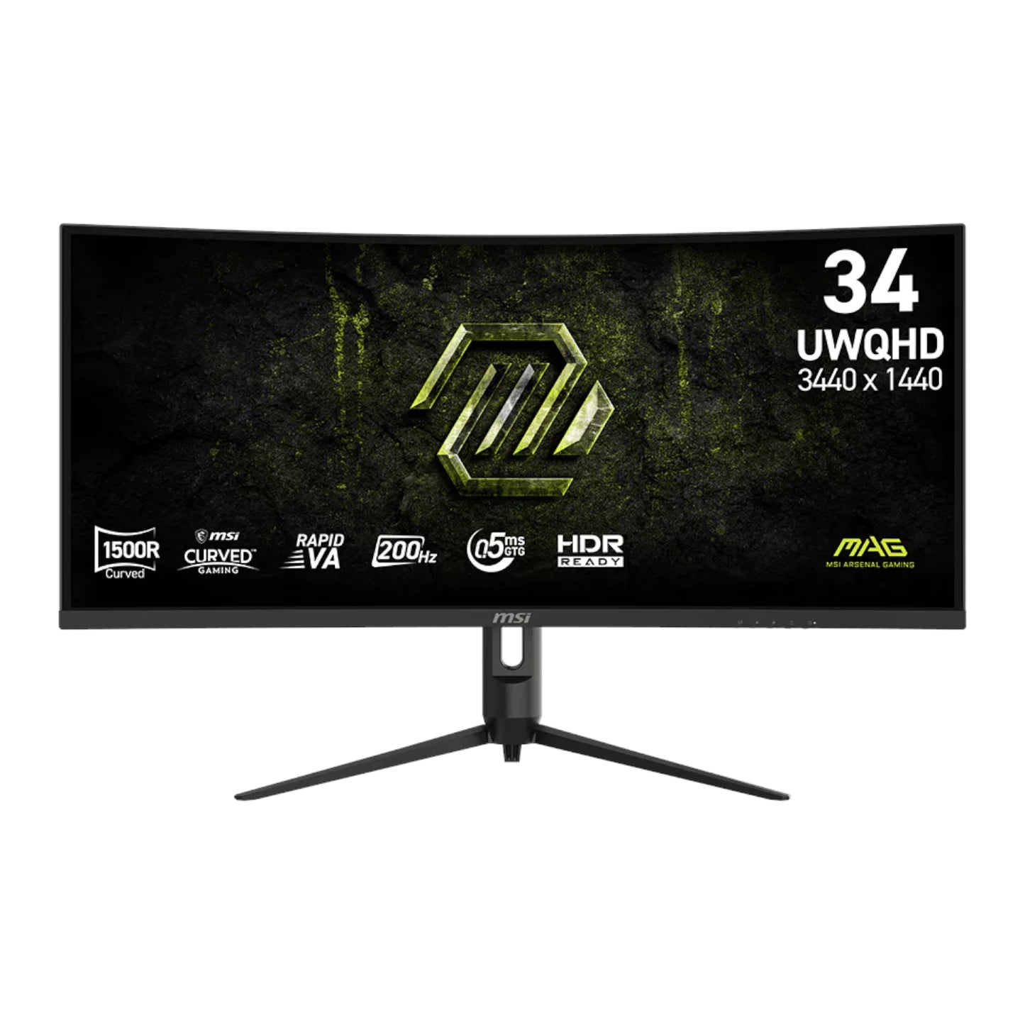 MSI MAG 342CQRF E20 34" UWQHD 2Hz VA Curved Gaming Monitor
