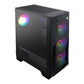 MSI MAG FORGE 130A Airflow ATX Gaming Chassis - Black - alternate product view 3