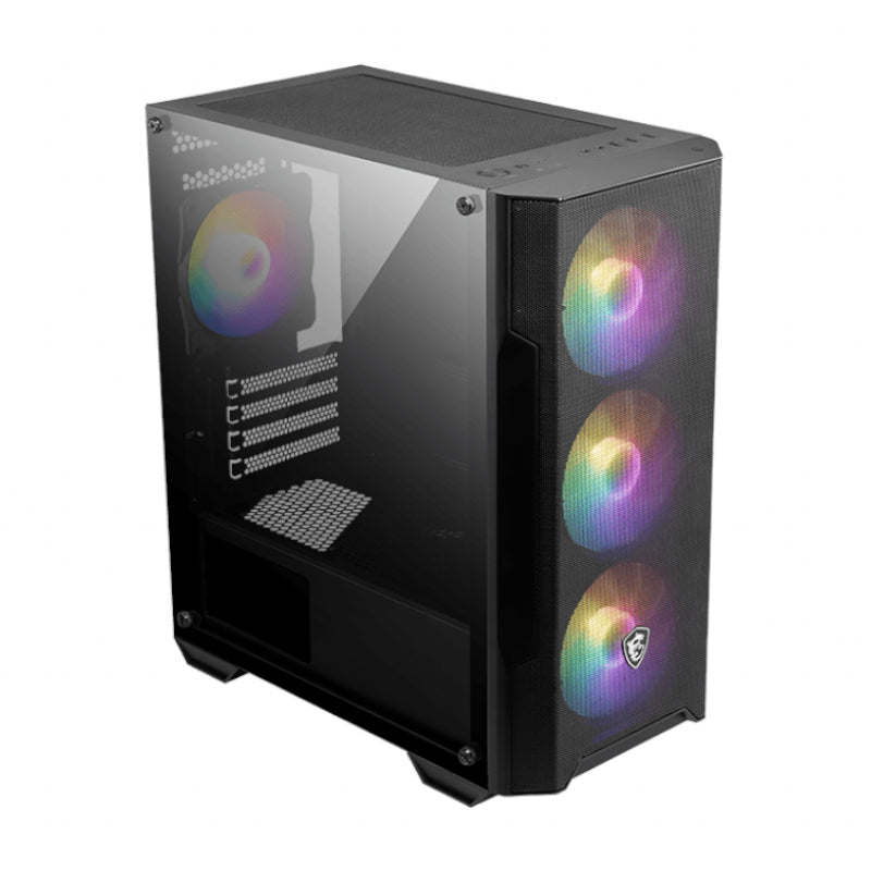MSI MAG FORGE M100A mATX RGB GAMING CASE - alternate product view 2