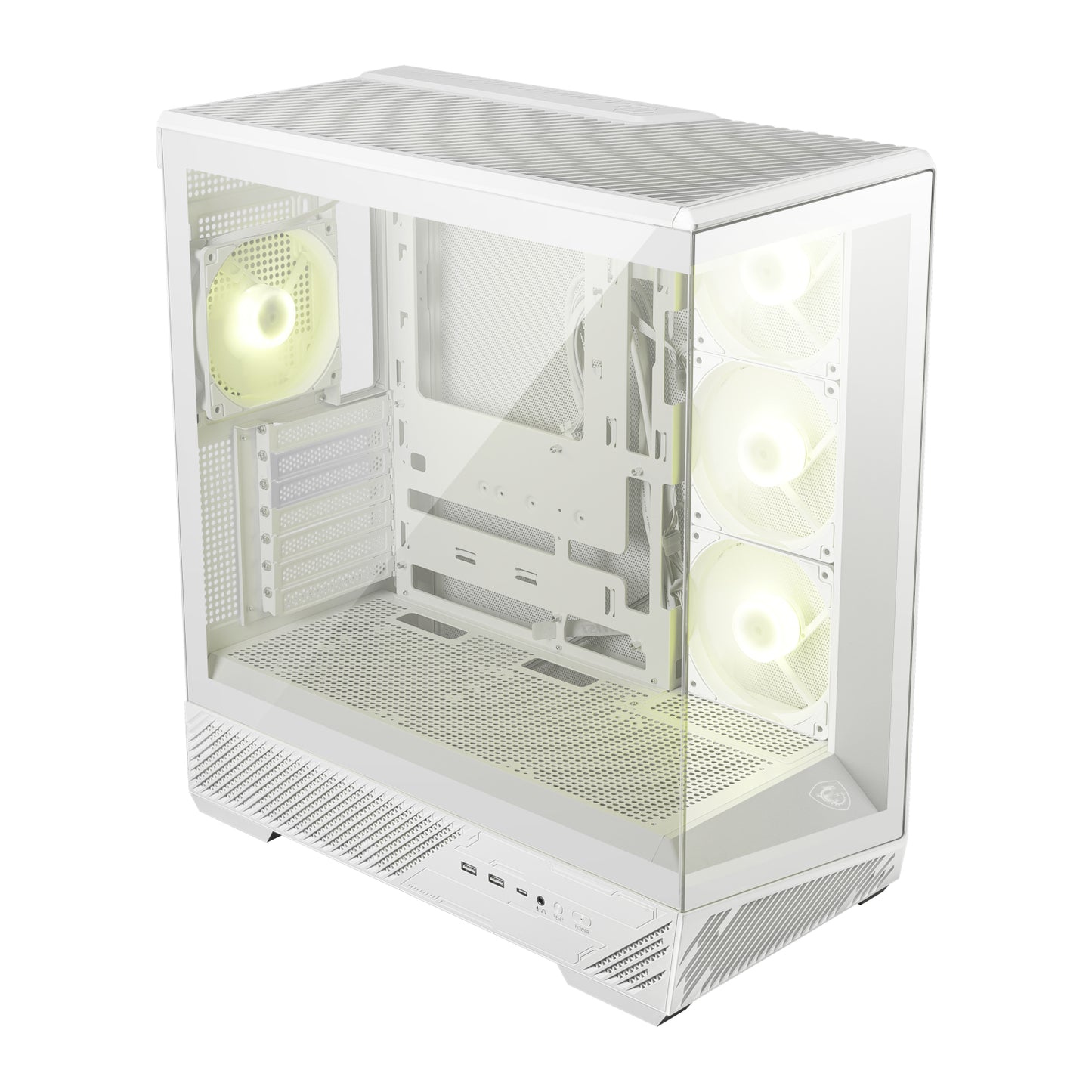 MSI MAG PANO 130R PZ ATX Gaming Chassis - White - alternate product view 4